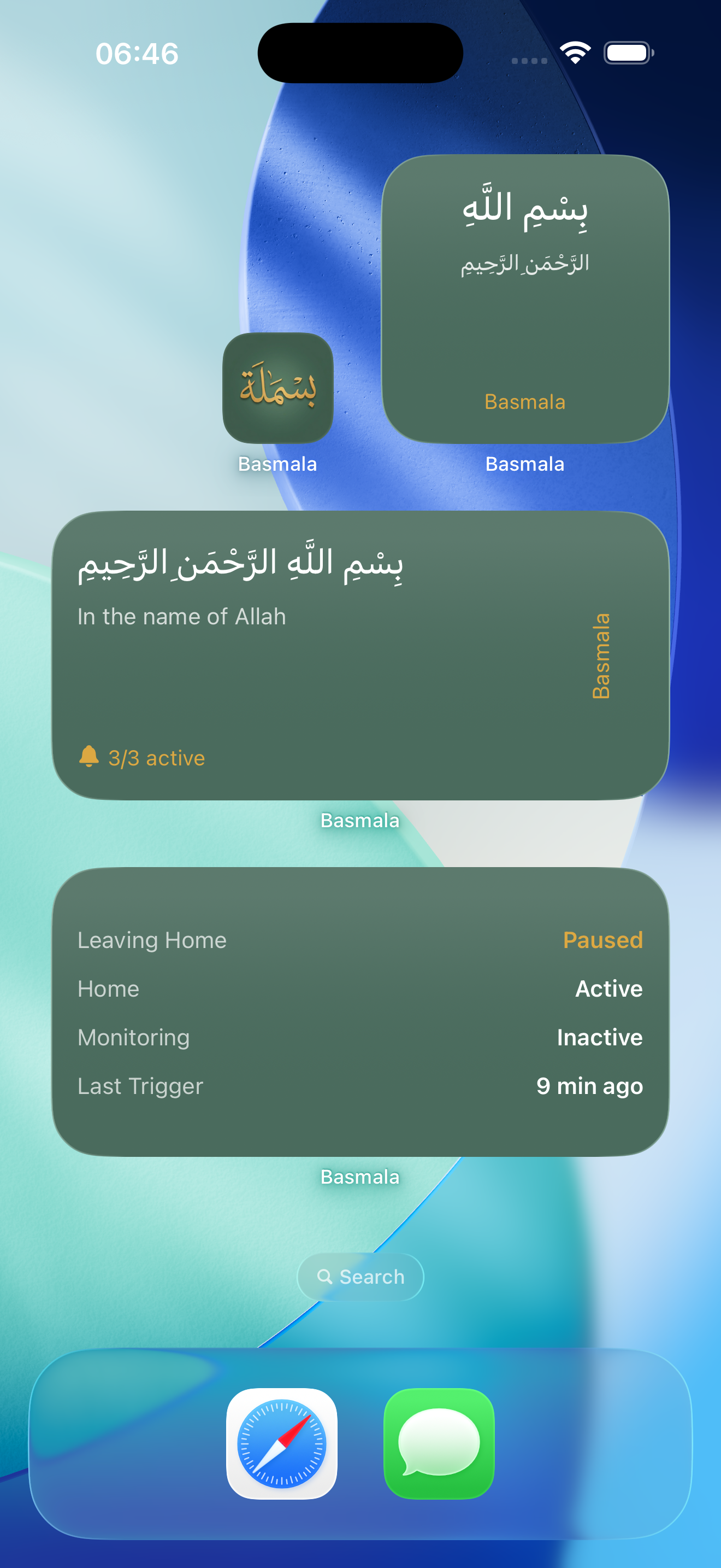 Widgets iOS screenshot